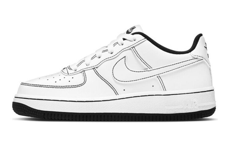 Кроссовки Nike Air Force 1 Low 07 Contrast Stitch White Black GS