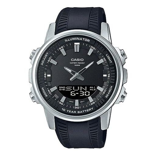

Часы Casio Dress Classic Minimalistic Analog Watch 'Metallic Black Silver', черный