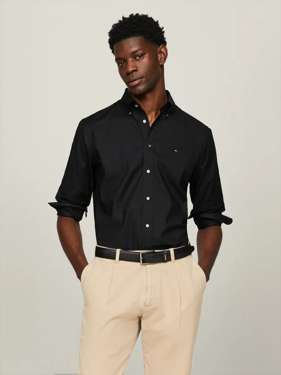 

Tommy Hilfiger Деловая рубашка на заказ "CL FLEX OXF RF SHIRT" Tommy Hilfiger Tailored, черный