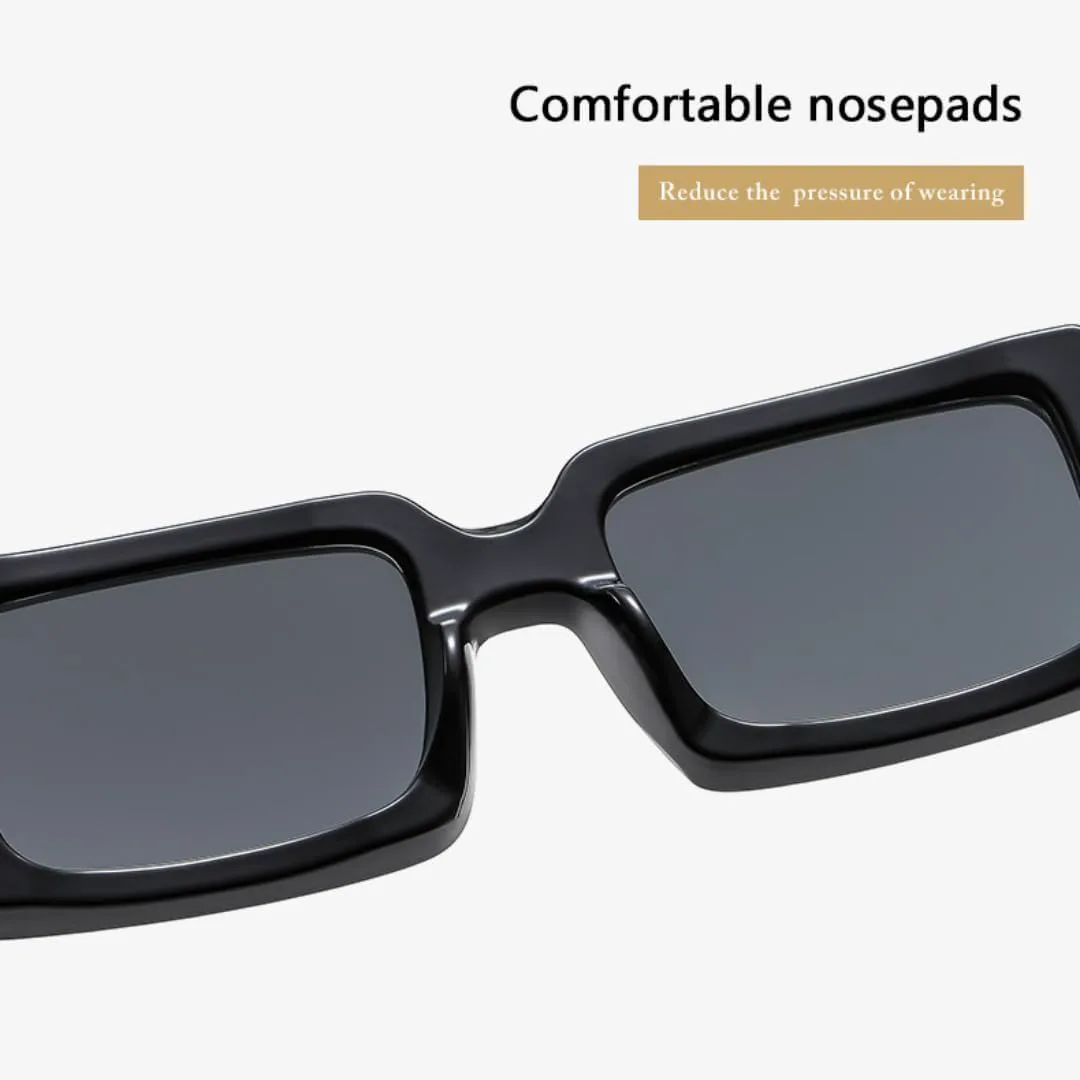 

Ретро квадратные солнцезащитные очки для женщин и мужчин, защита от УФ-излучения UV400, модные заклепки, прямоугольные, прозрачные, с градиентом UATXTAU, Green