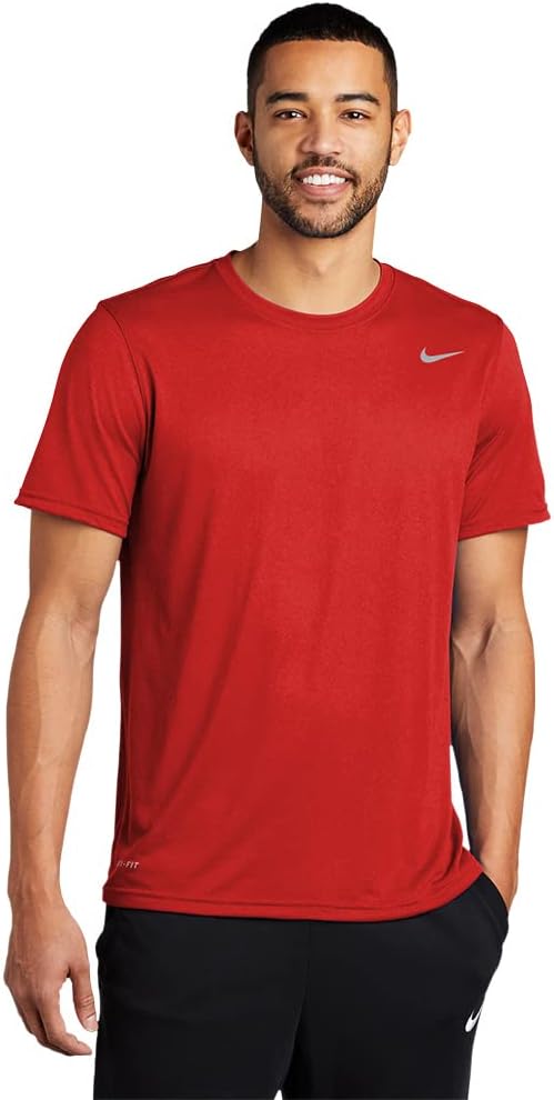 

Мужская тренировочная футболка Nike Dri-Fit с коротким рукавом, Red