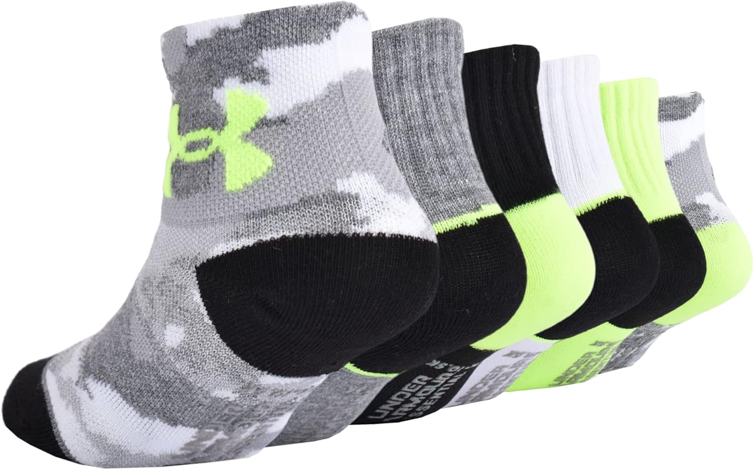Набор носков Under Armour для мальчиков (мультипликационный комплект), Grey Camo — фото 4