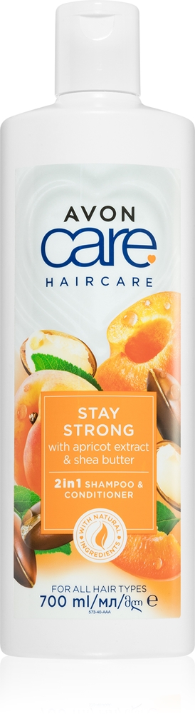 

Шампунь и кондиционер Care Stay Strong «два в одном» для ломких и поврежденных волос Avon, 700 мл