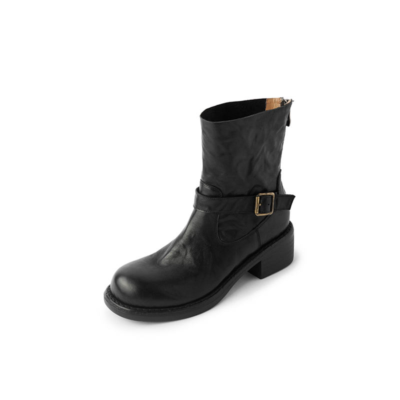 Ботильоны женские 4 см Yeezyy Reezy, Black