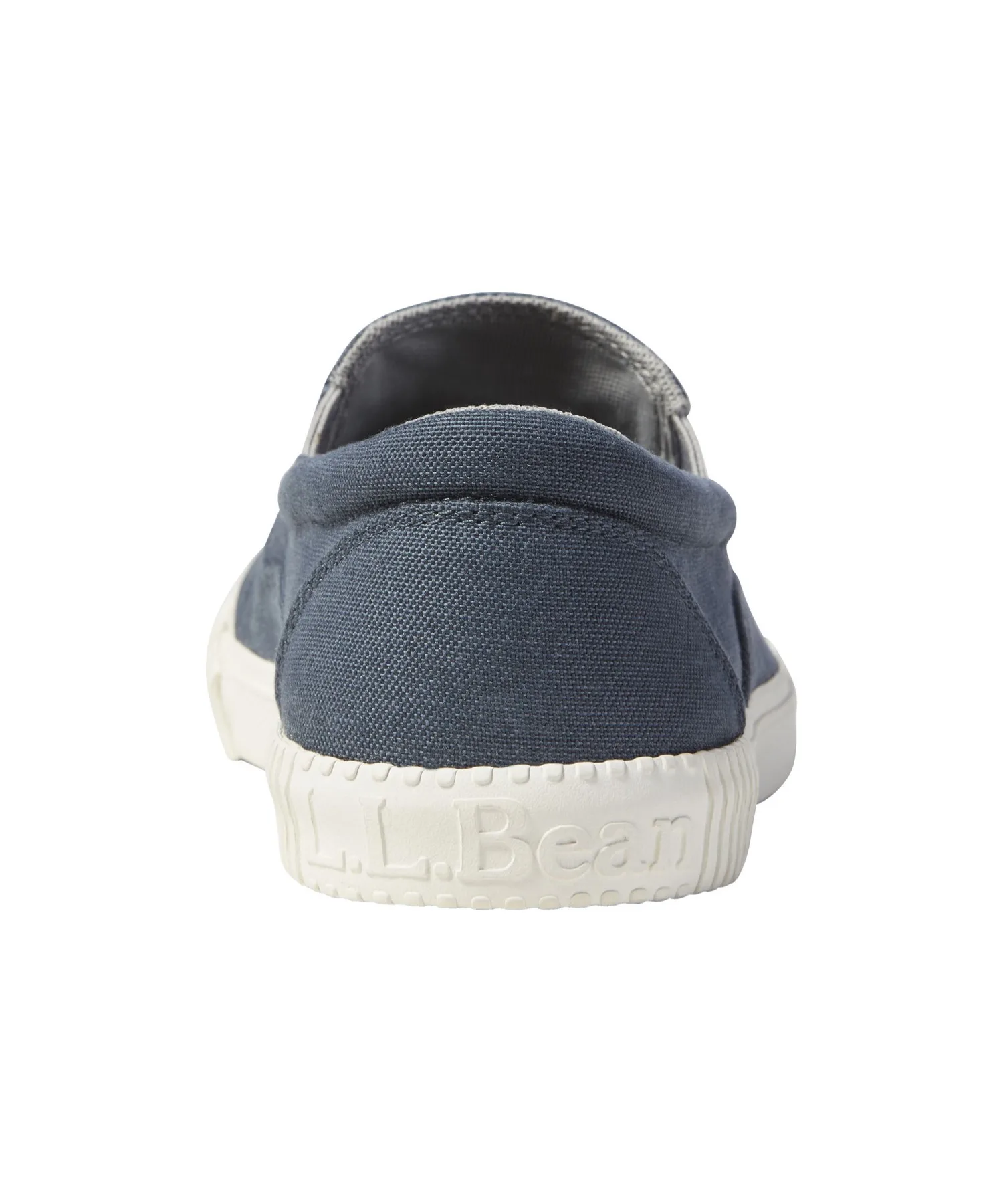 Мужские слипоны с подошвой VertiGrip из экологичных материалов L.L.Bean Eco Woods Canvas Slip-On синие — фото 4