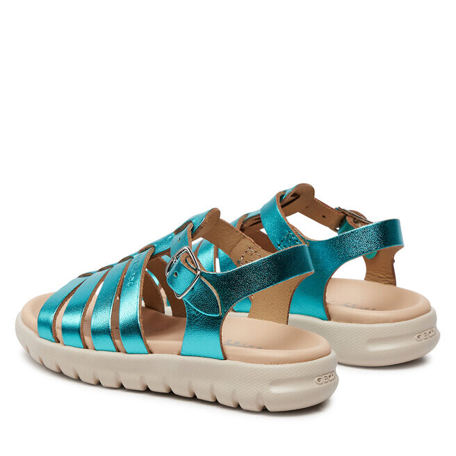 Сандалии Geox J Sandal Soleima Gir J35GSB 000CF C3035 M Emerald, зеленый — фото 3