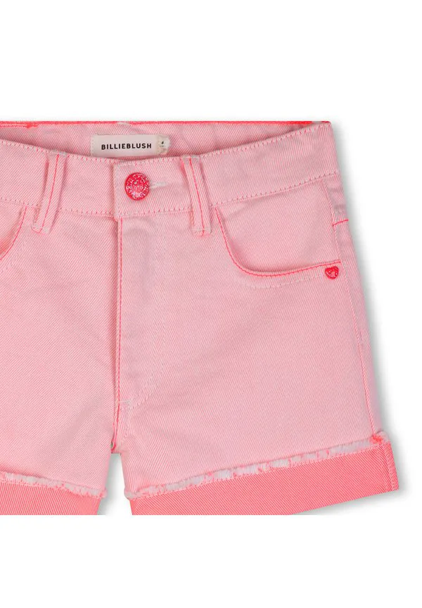 Джинсовые шорты Billieblush, Pink Off White — фото 4