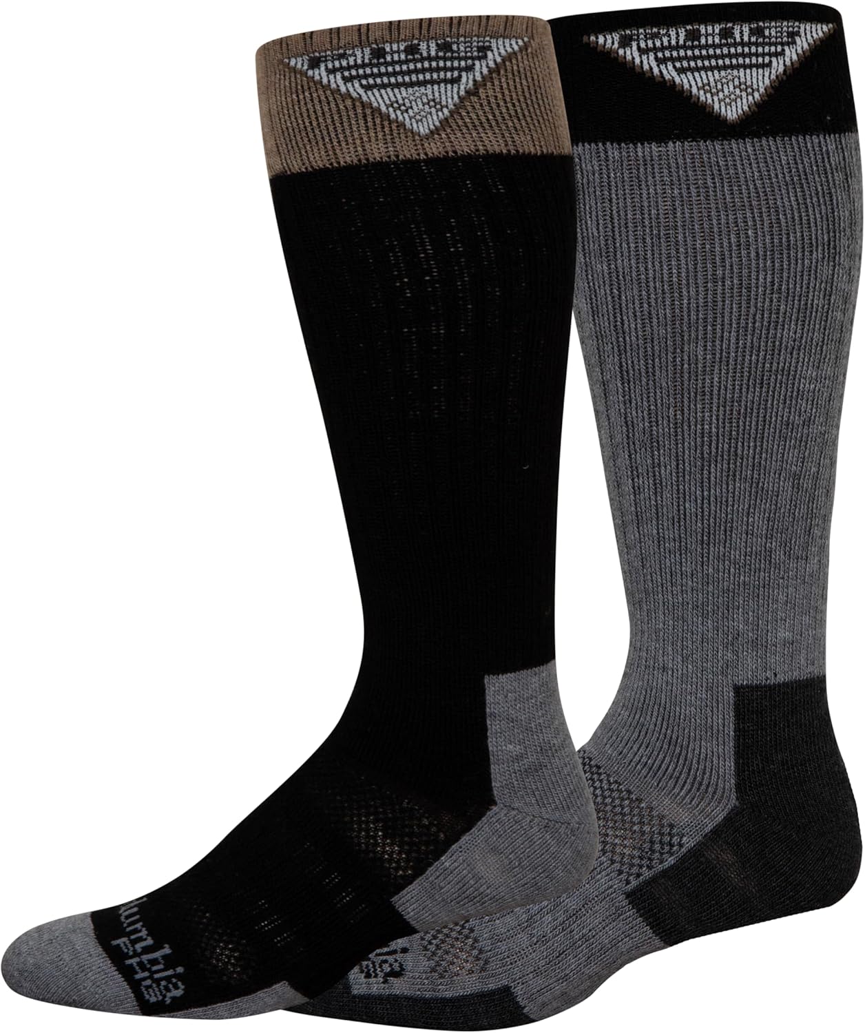 

Колумбия мужские шерстяные носки для охоты до икры (2 пары) Columbia, Black/Grey