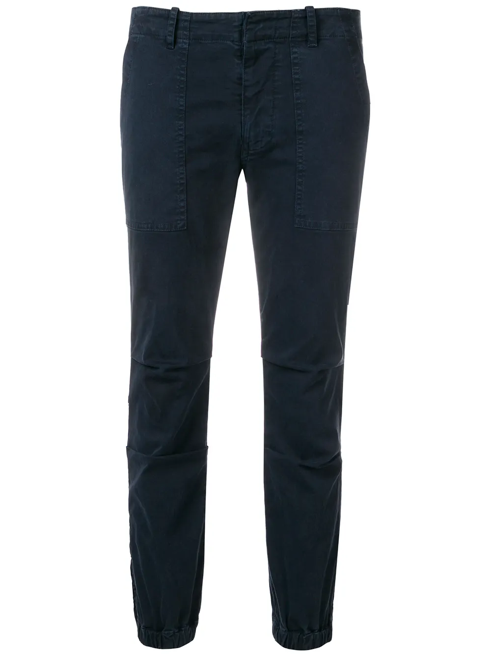 

Укороченные брюки с эластичными манжетами Nili Lotan, синий