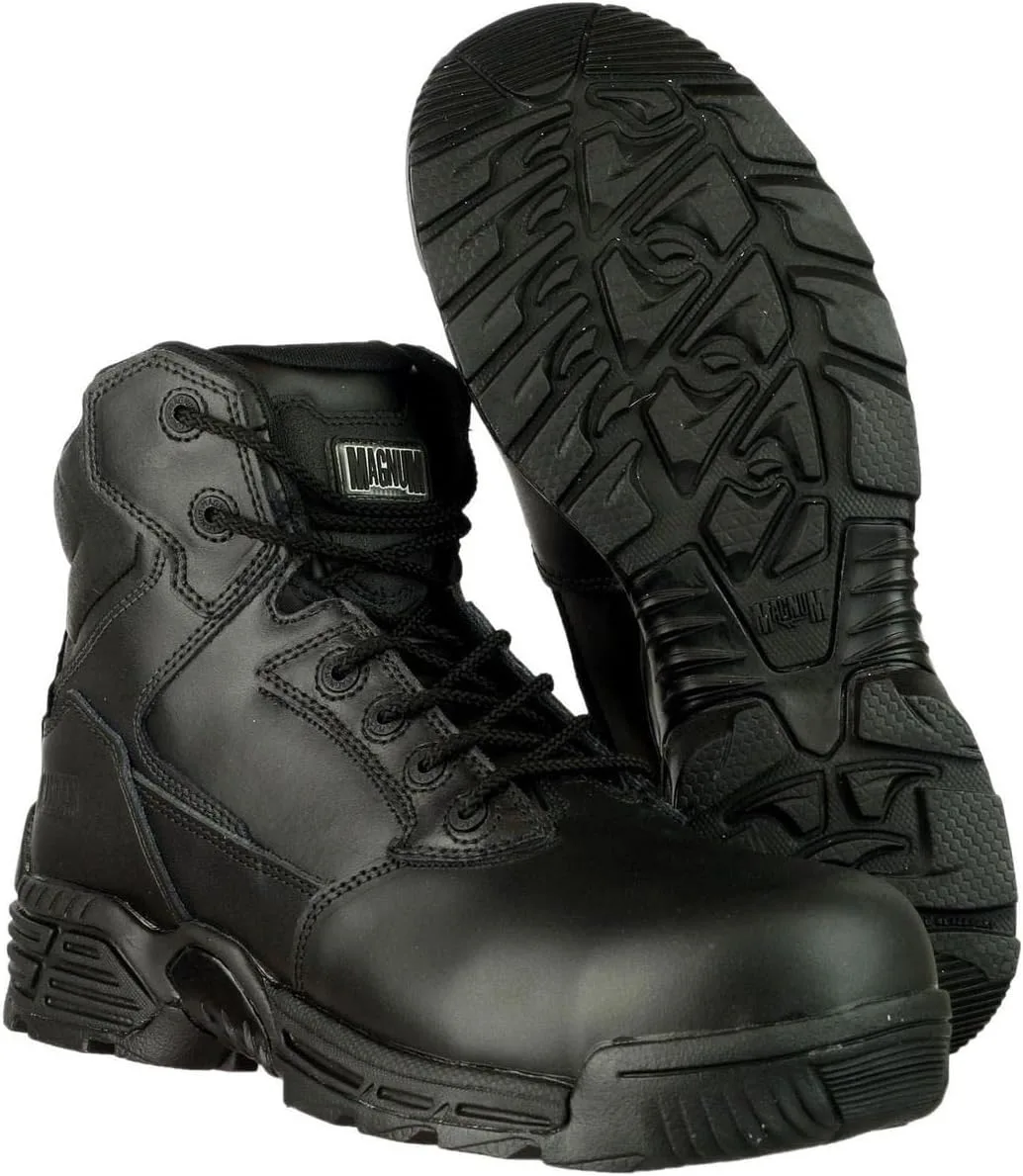 Кожаные походные ботинки Magnum Stealth Force 6.0 CT CP Hi-Tec, черный — фото 4