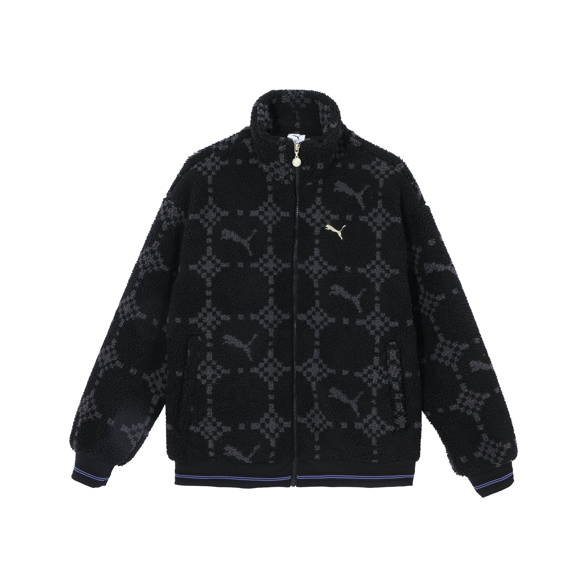 

PUMA Куртка из вельветового шерпа унисекс черная, Black