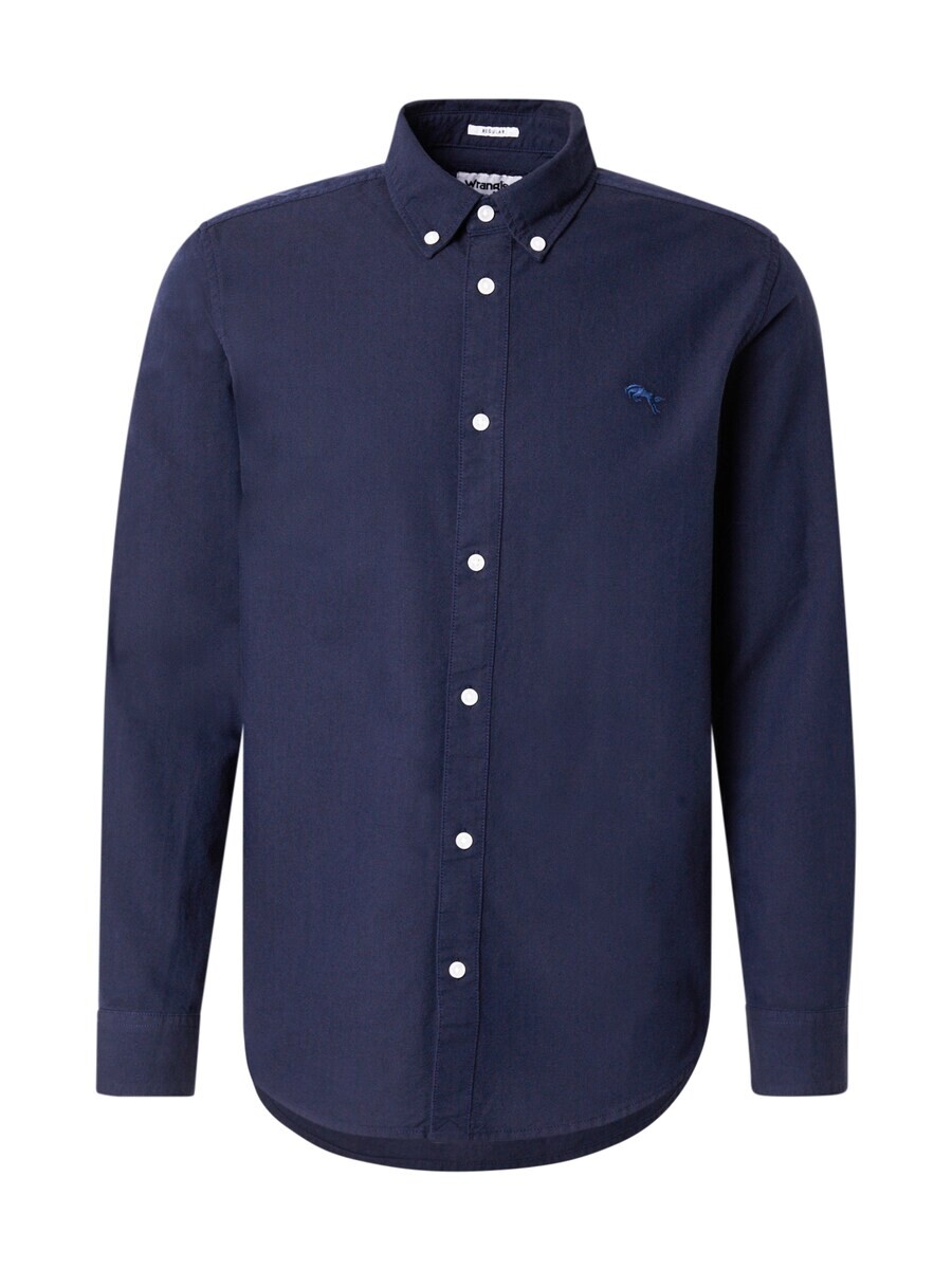 

Повседневная рубашка WRANGLER Regular fit Button Up Shirt, темно-синий