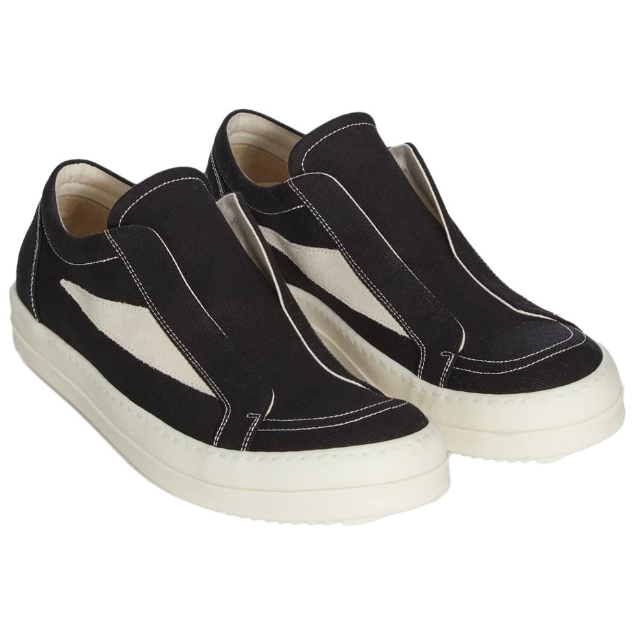 Rick Owens DRKSHDW Низкие скейтерские кроссовки мужские черные — фото 4