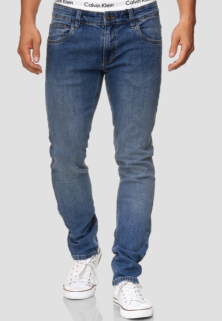 

Джинсы приталенного кроя STRETCH INDICODE JEANS, цвет blue