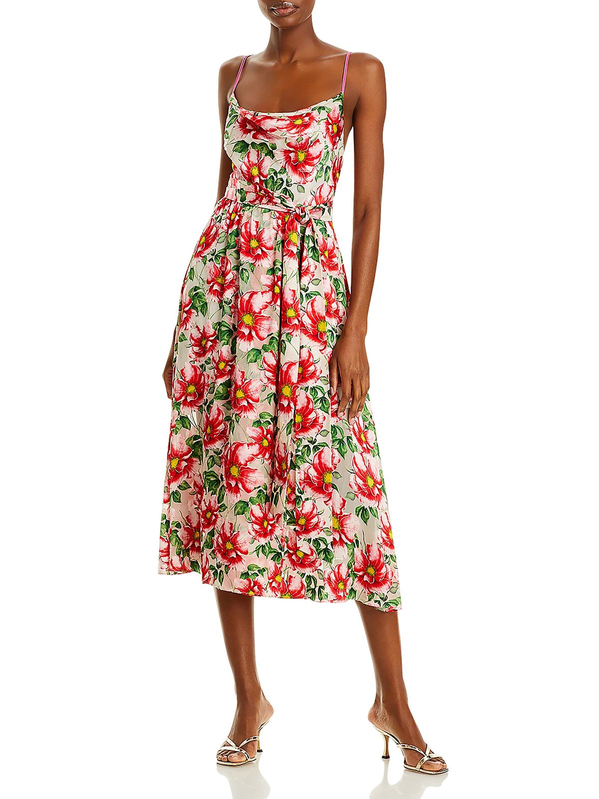

Женское платье-миди с цветочным принтом Samantha Alice and Olivia, цвет high tea floral