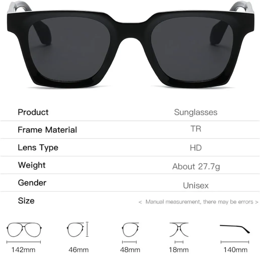 

Солнцезащитные очки с защитой UV400 | Линзы Rivet Punk конфетного цвета | Для женщин и мужчин, для занятий спортом на открытом воздухе и вождения DSVIGF, Black Black