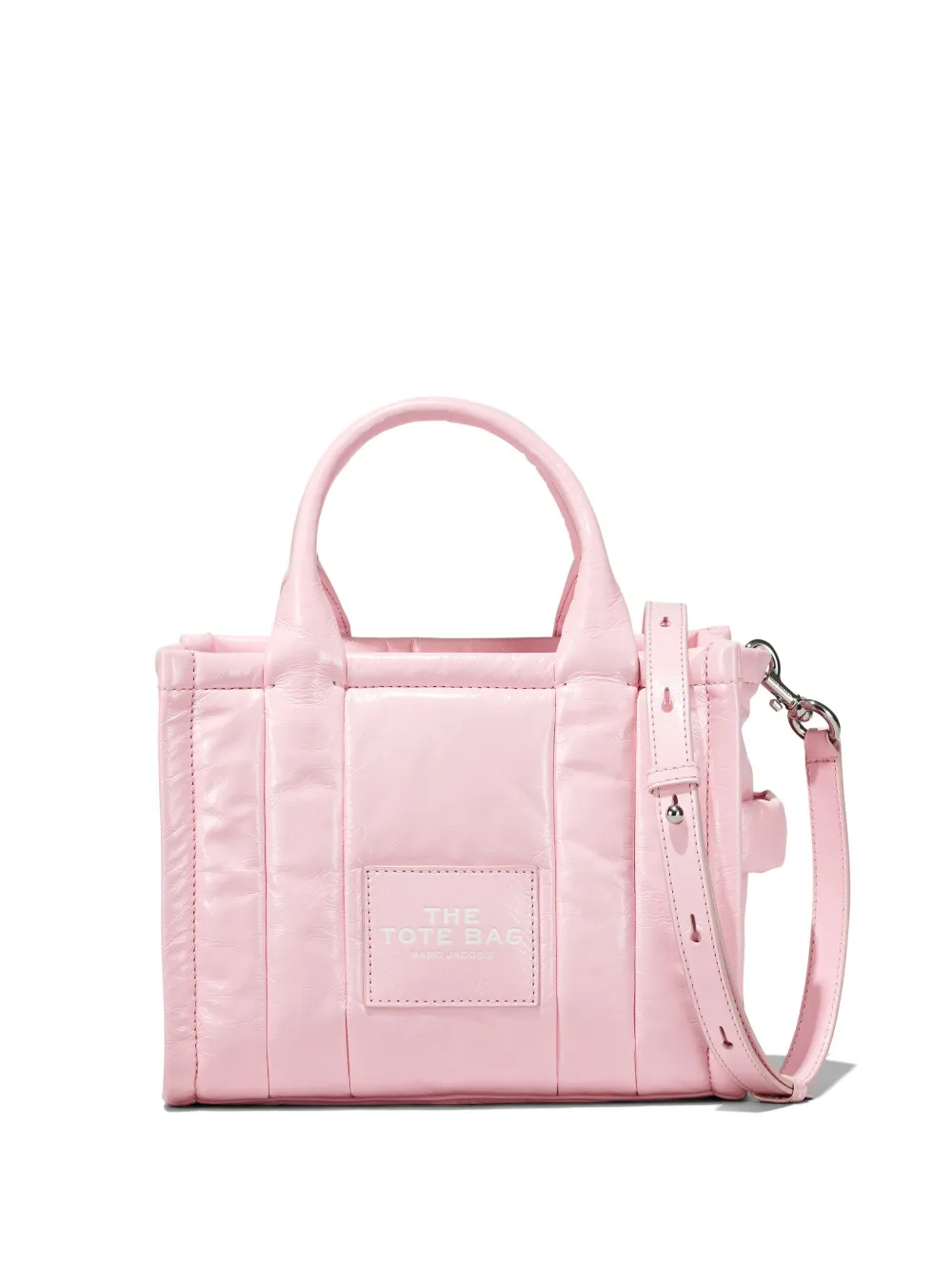 

Маленькая сумка The Shiny Crinkle Tote MARC JACOBS, розовый