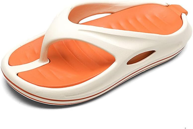 

Тапочки Baotou с елочкой, средняя подошва из высокоэластичного ЭВА, прочная подошва с амортизацией для летней носки, мужские шлепанцы-тапочки, пляжные сандалии, домашние и тапочки Bydzkj, бежевый