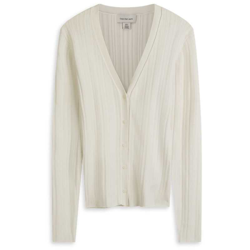 

SS25 Вязаный топ для женщин Calvin Klein, слоновая кость