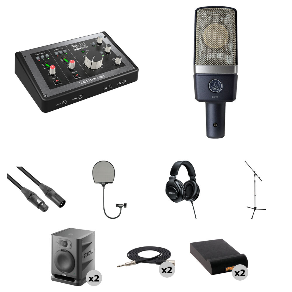 

Аудиоинтерфейс Solid State Logic SSL 2+ MKII USB-C Audio/MIDI Interface with