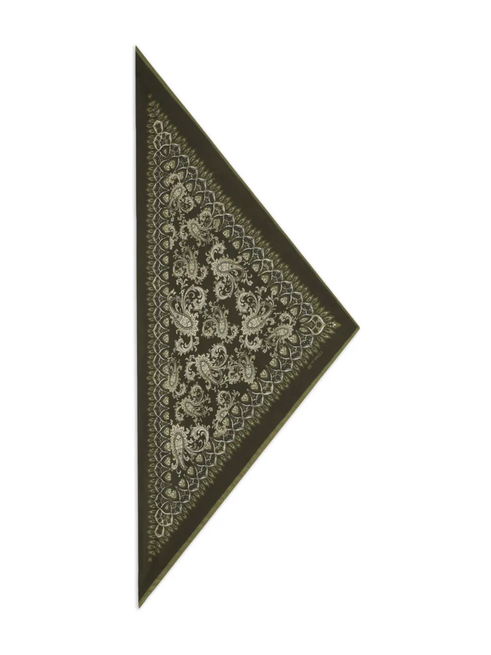 

Шарф с узором пейсли Etro, зеленый