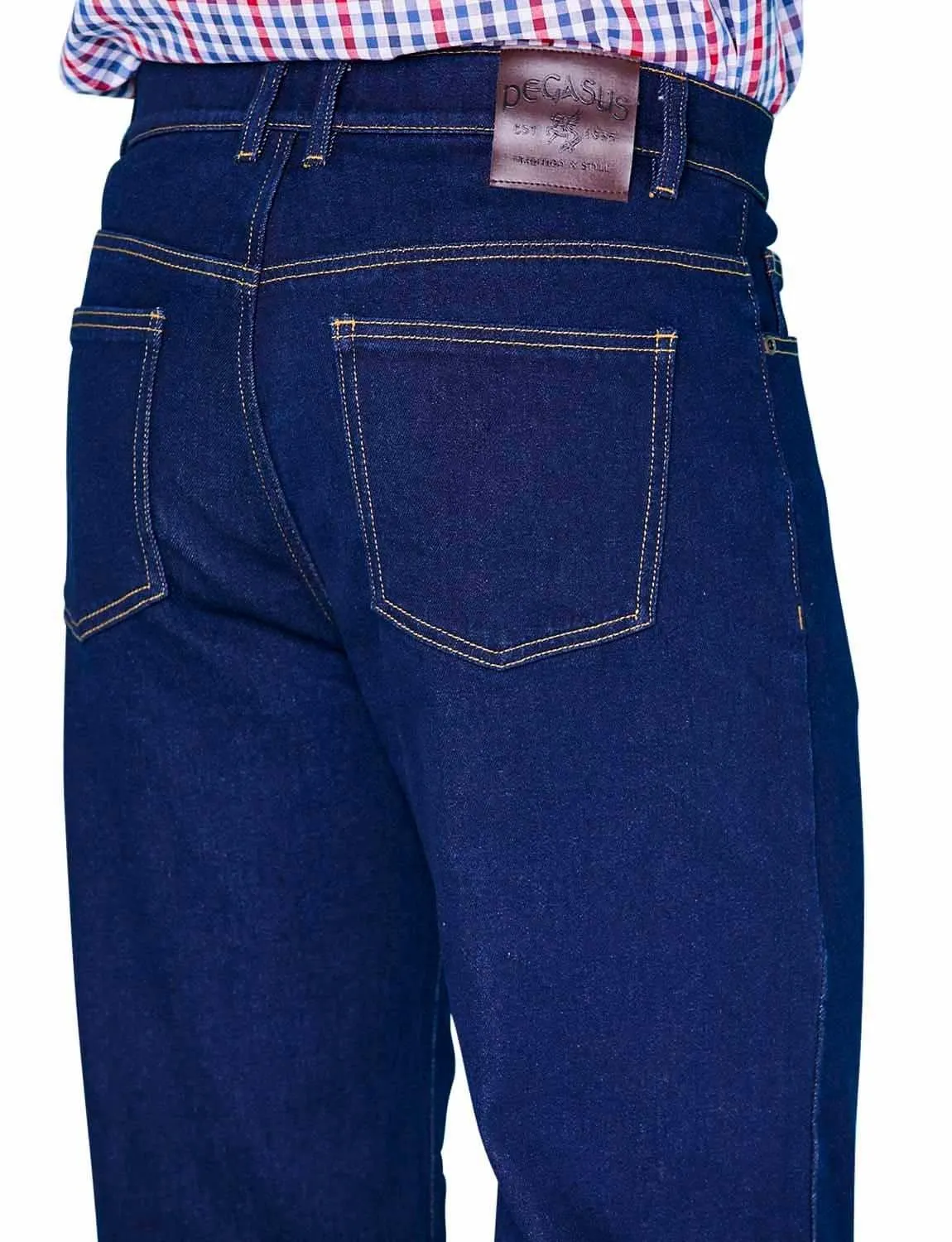 

Джинсы из эластичной ткани с отделкой Stonewash Pegasus, синий