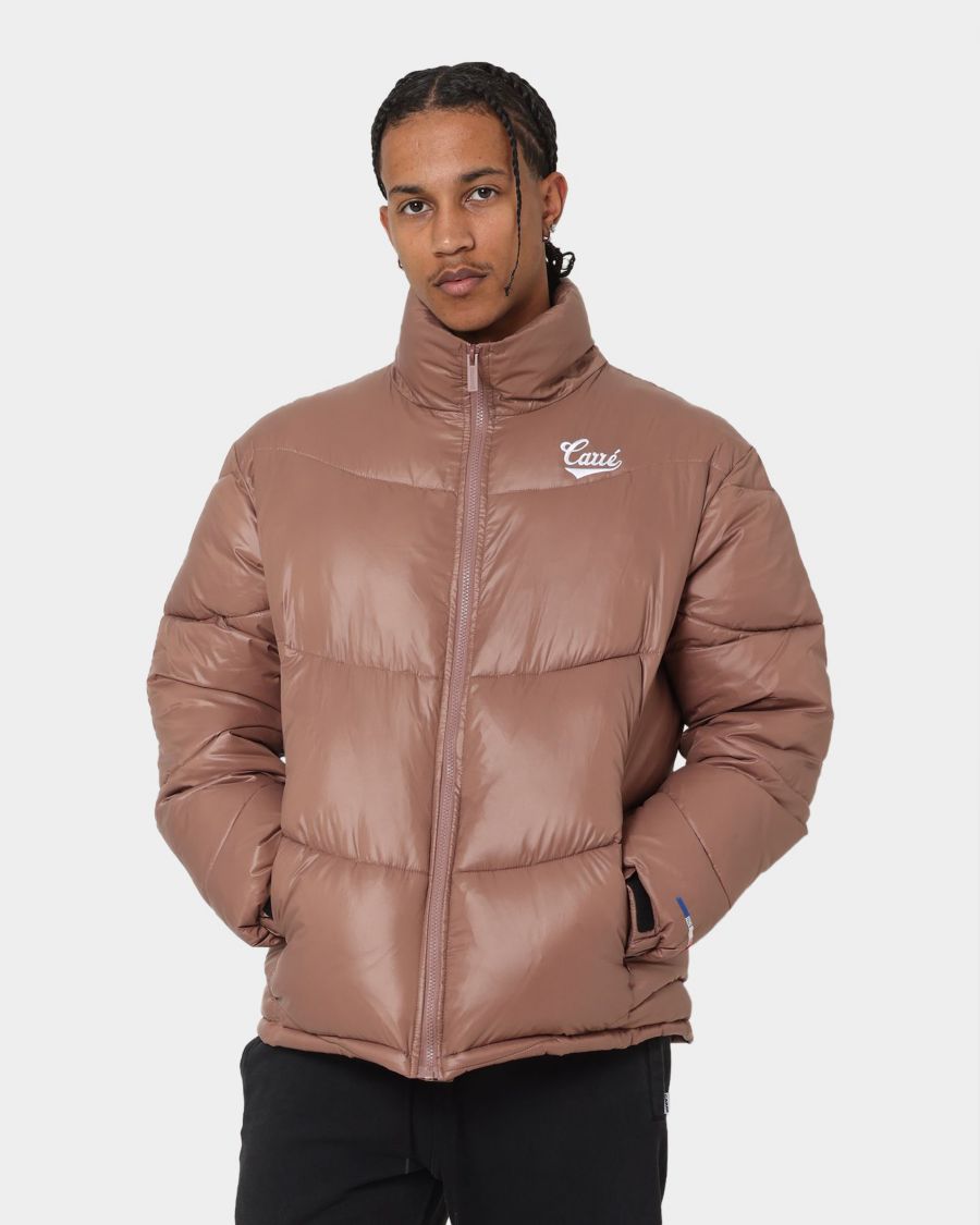 

Мужская пуховая куртка Wave, коричневая, размер XXXL CARRE, Brown