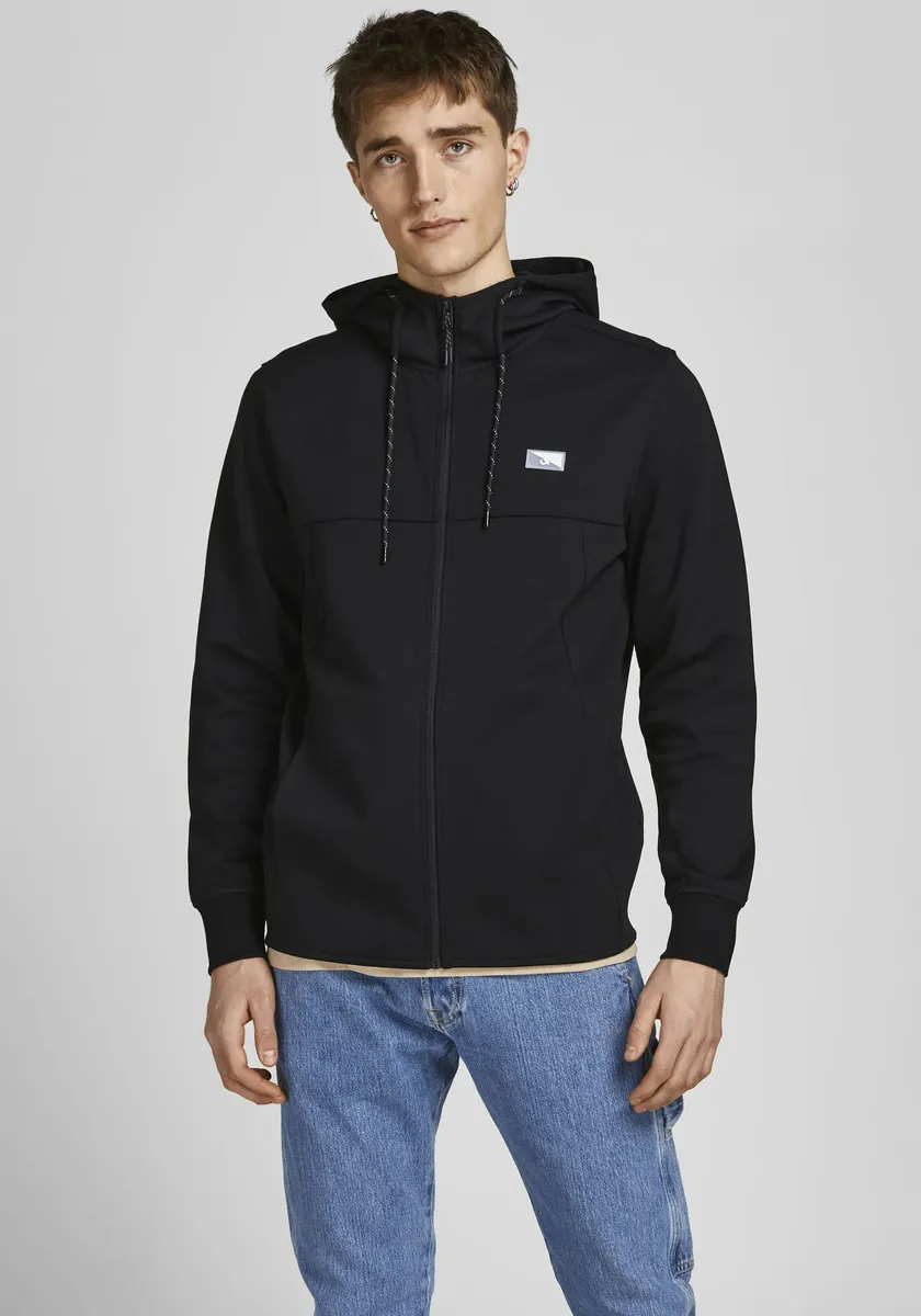 

Толстовка Jack & Jones с капюшоном "AIR SWEAT ZIP HOOD", черный