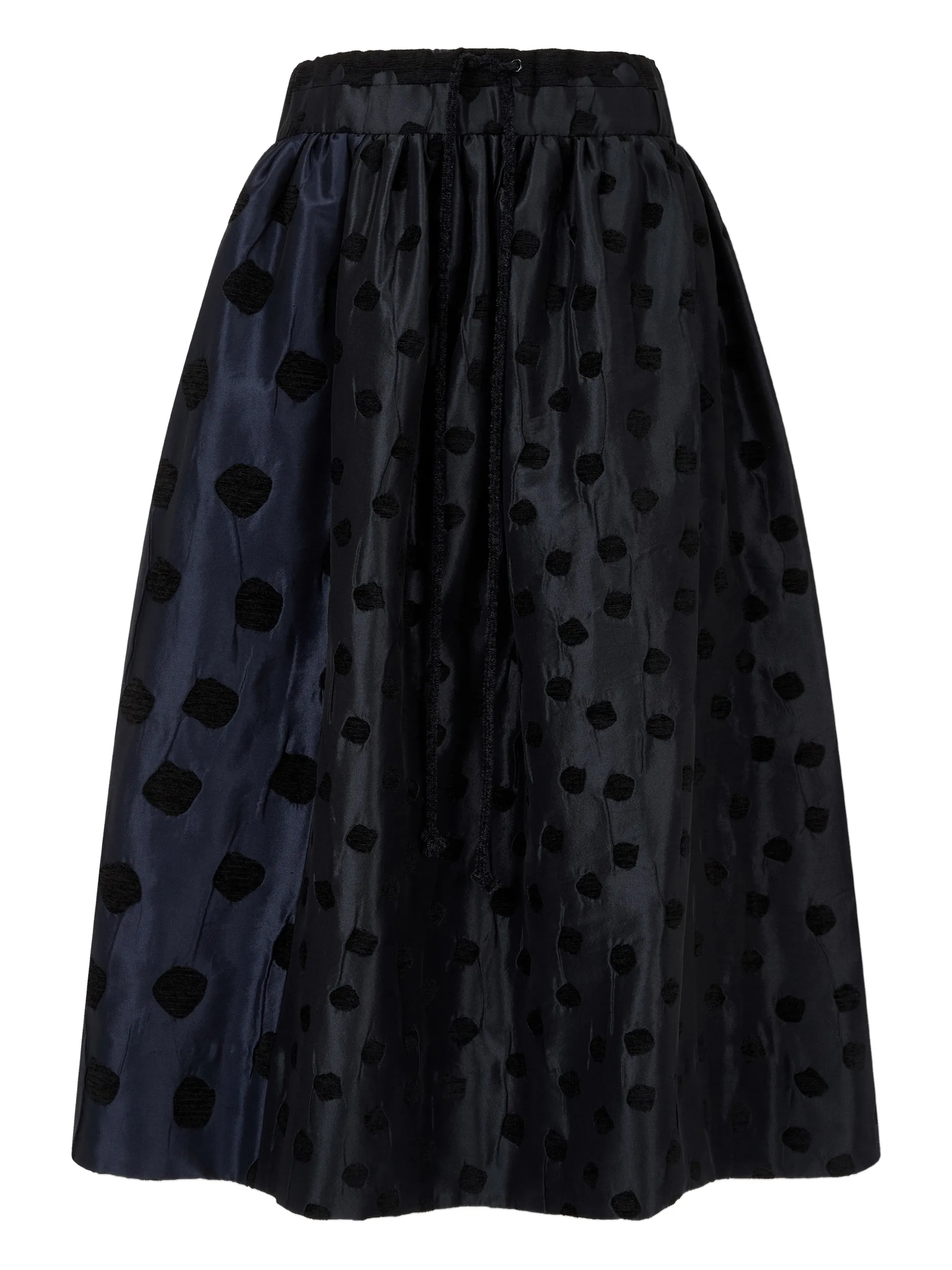 

Юбка миди в горох Tomboy, черный