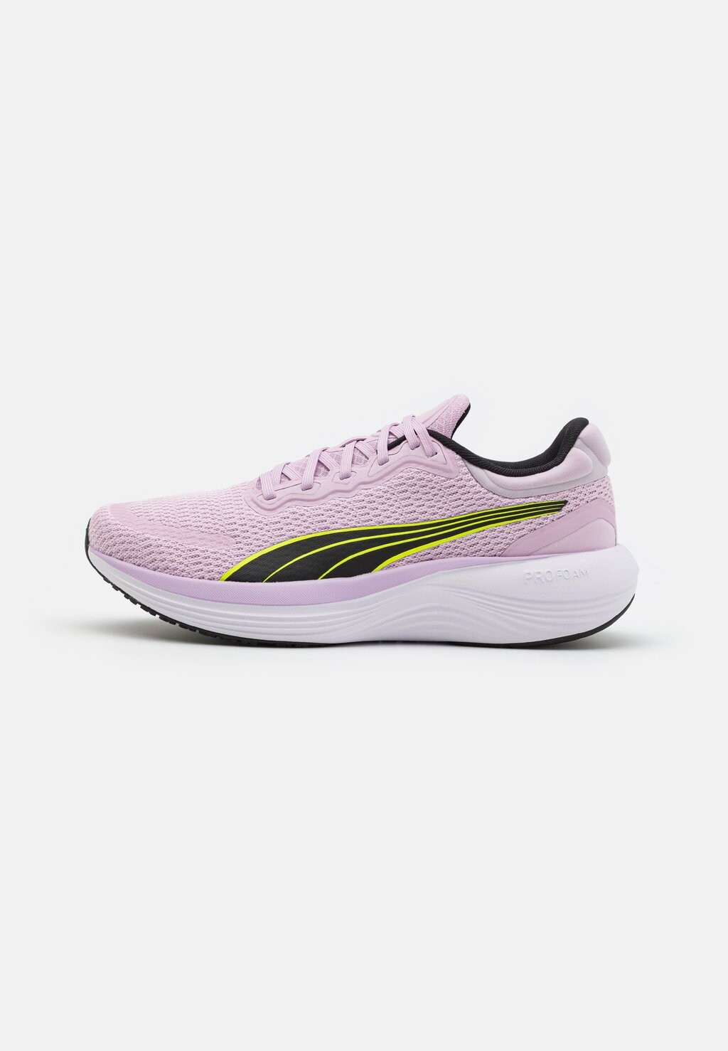 

Кроссовки нейтрального цвета SCEND PRO Puma, цвет grape mist/black/lime pow