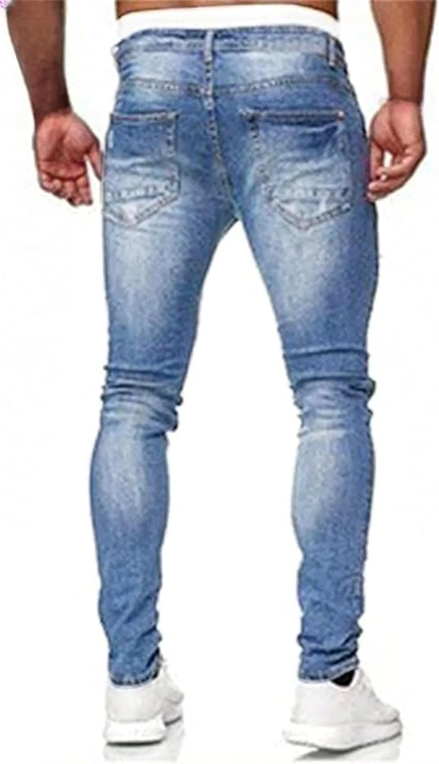 Джинсы, мужские, Slim Fit, Light Blue — фото 4