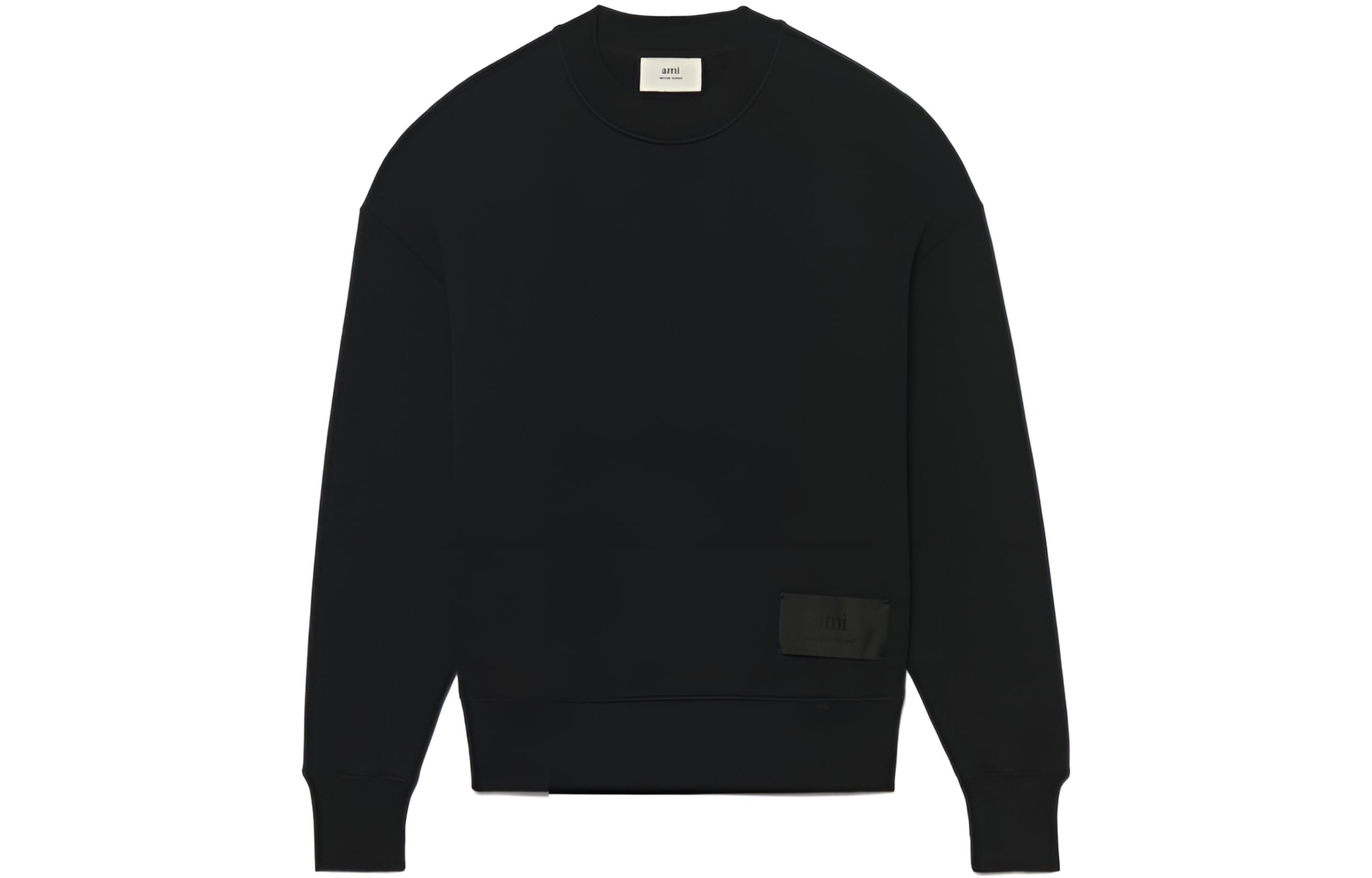 

Ami Paris Атласный свитшот Ami De Coeur AMIPARIS, черный