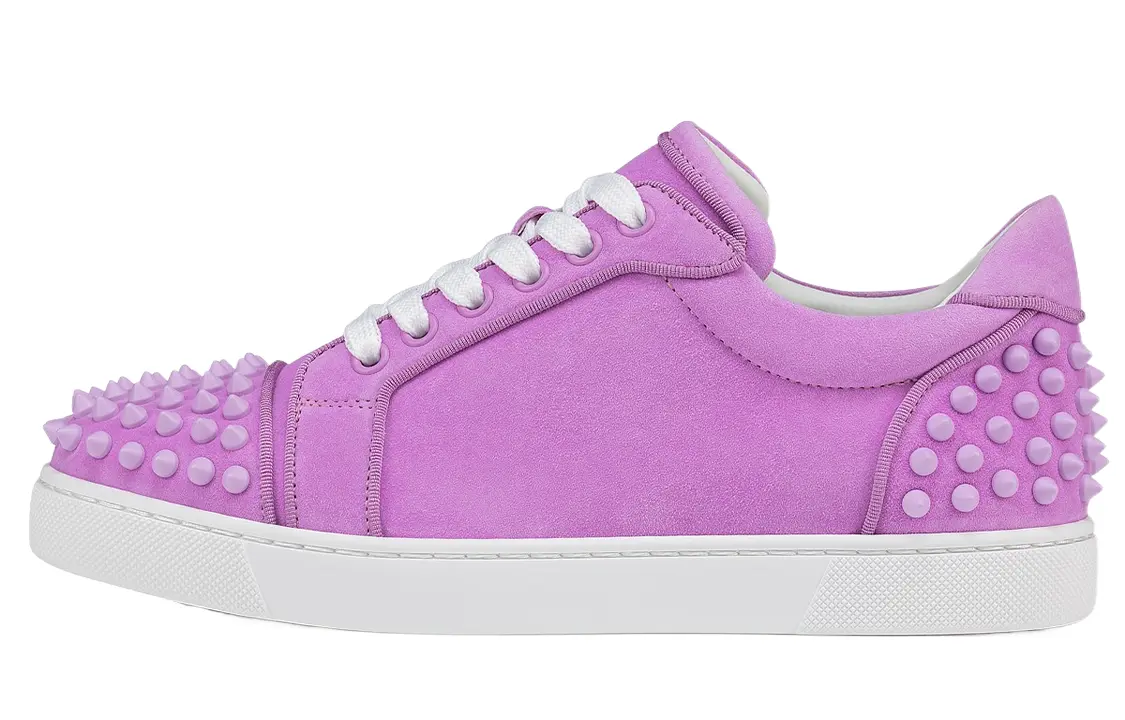 Низкие женские кроссовки для скейтбординга CL LUBOTING, цвет пион Christian Louboutin, Peony Color