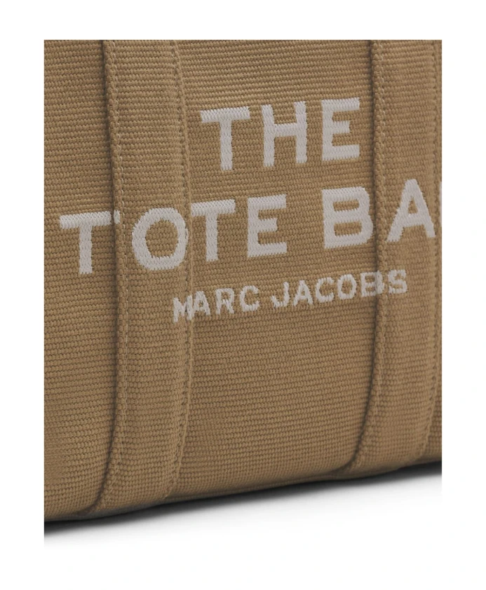 Маленькая жаккардовая сумка-шоппер Marc Jacobs, коричневый — фото 4