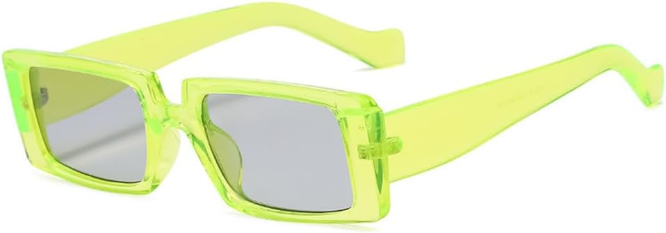 

Модные солнцезащитные очки для женщин и мужчин, винтажные прямоугольные солнцезащитные очки, классические солнцезащитные очки, трендовые очки с градиентным переходом, защита от ультрафиолета UV400 KTUCN, Green Grey