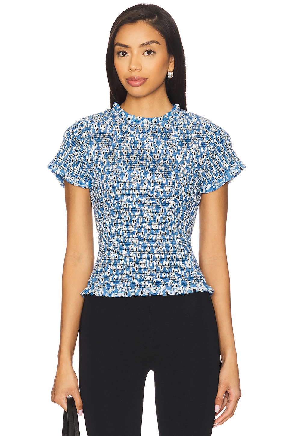 

Топ "Evie" с дымчатым узором, blue hazy daisy