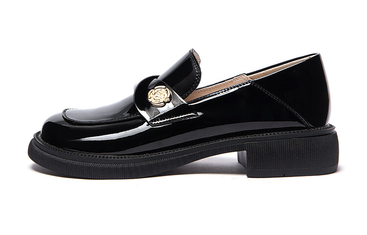 

Лоферы женские Lily Wei, цвет Black shiny leather