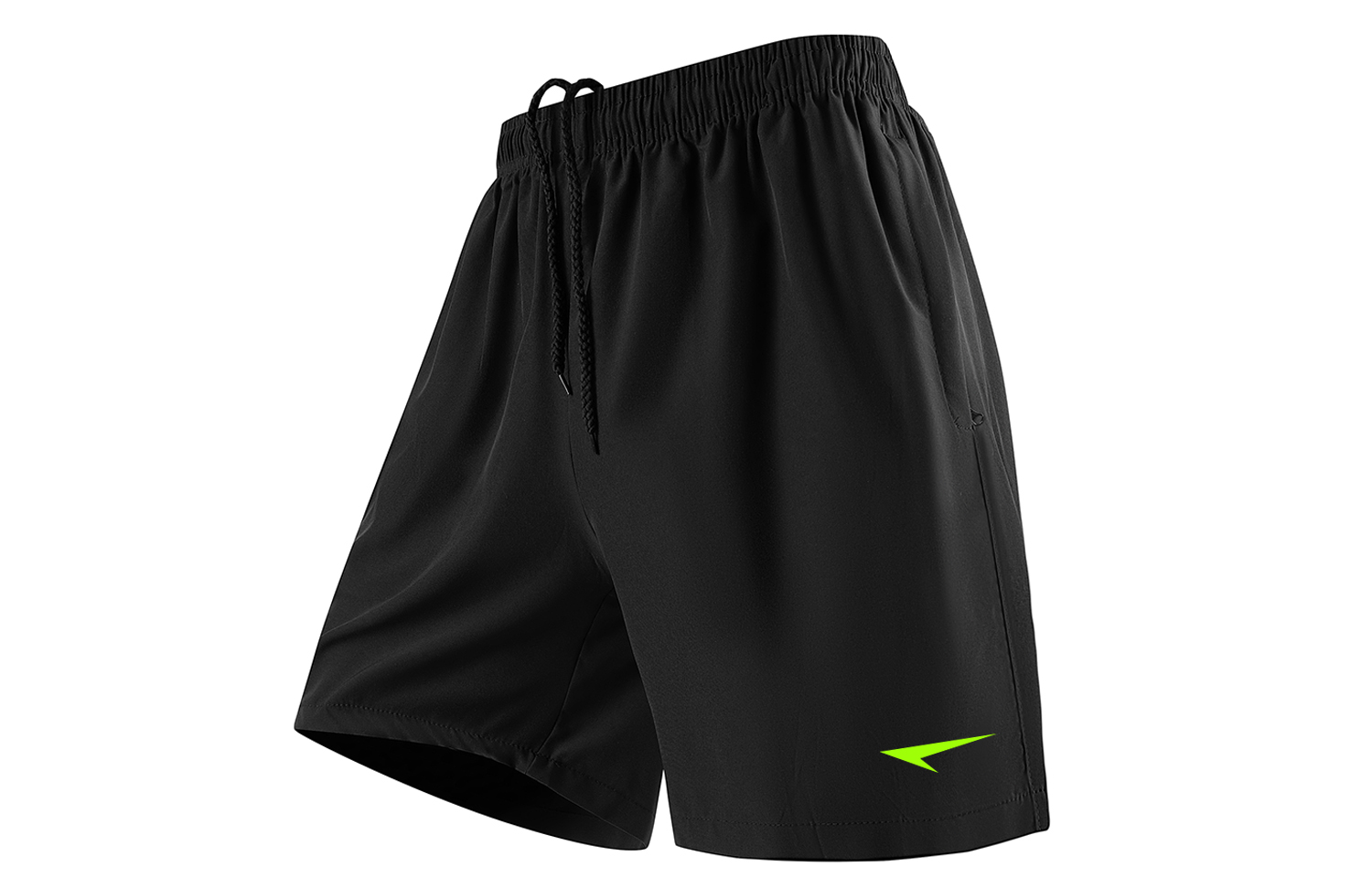 

Повседневные шорты унисекс MEIKE, Black-Neon Green