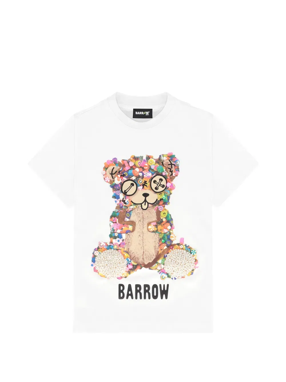 Футболка с вышивкой Barrow Kids, белый