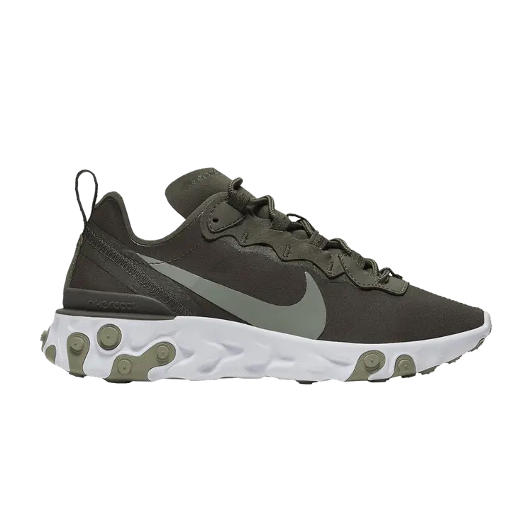 Кроссовки Nike Wmns React Element 55 'Cargo Khaki', зеленый