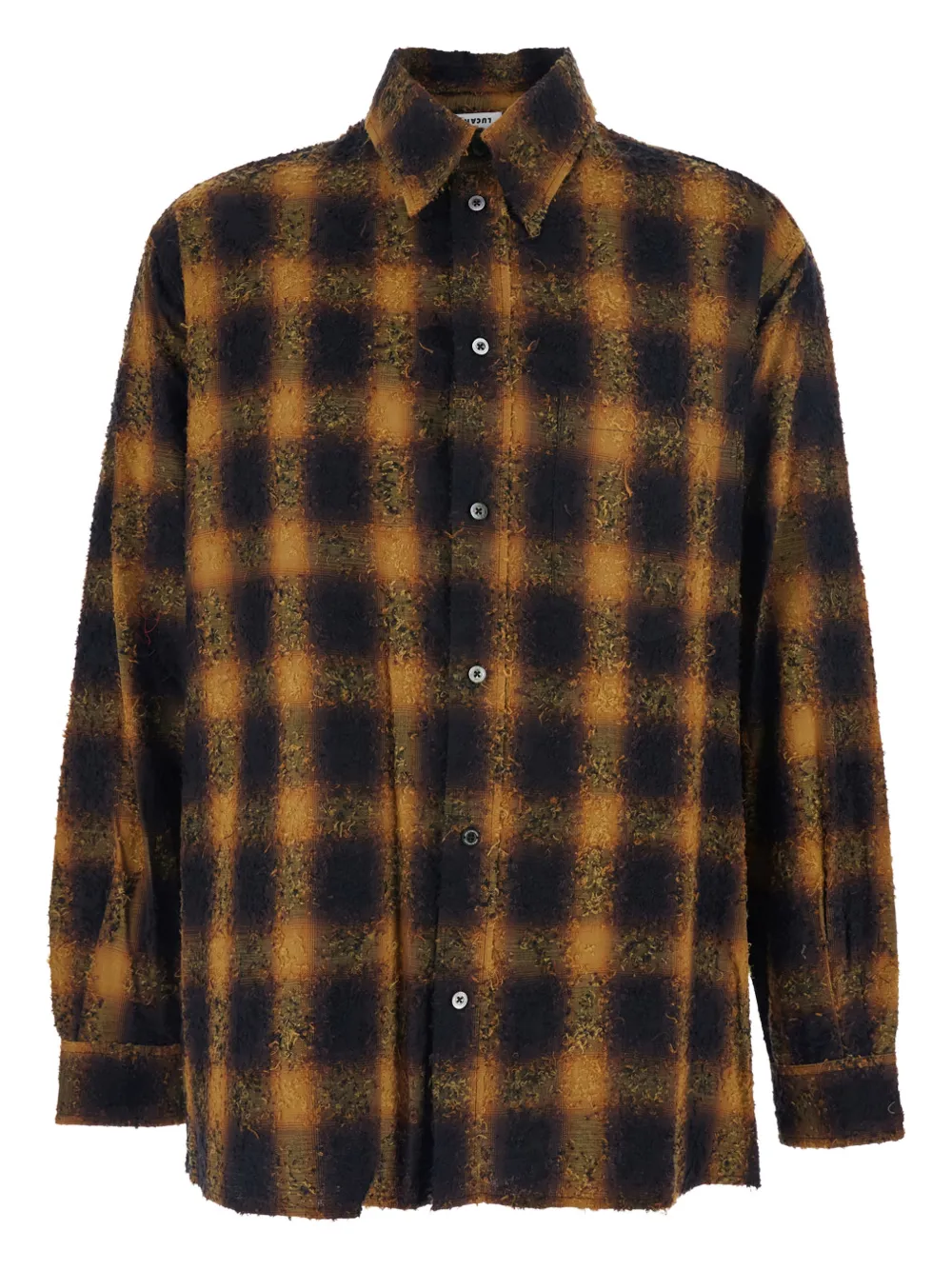 

Клетчатая рубашка с карманом-нашивкой Jordanluca, коричневый