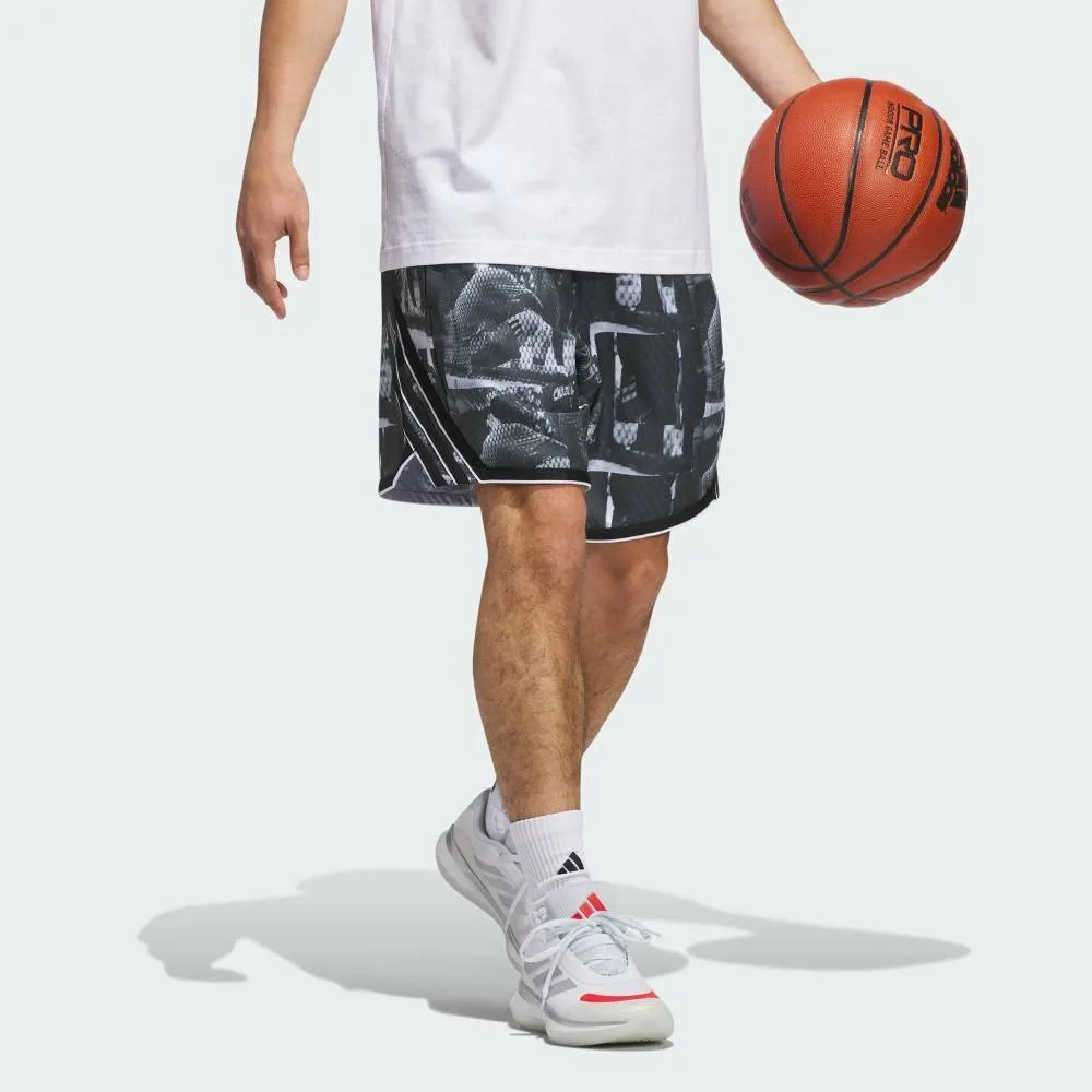 Шорты Crazy Light AOP Adidas, white — фото 3