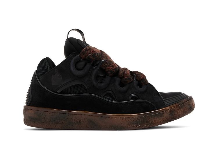 

Кроссовки Lanvin Curb Sneakers Tortoise Effect - Dark Brown, коричневый