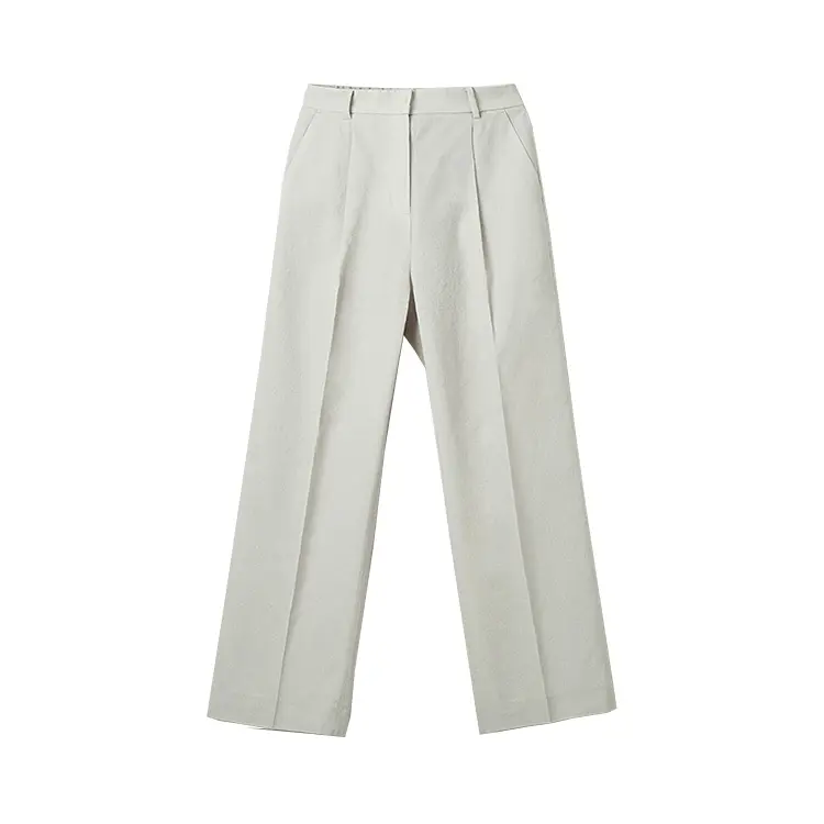 

Повседневные брюки женские Moderate Straight Fit SPAO, oat