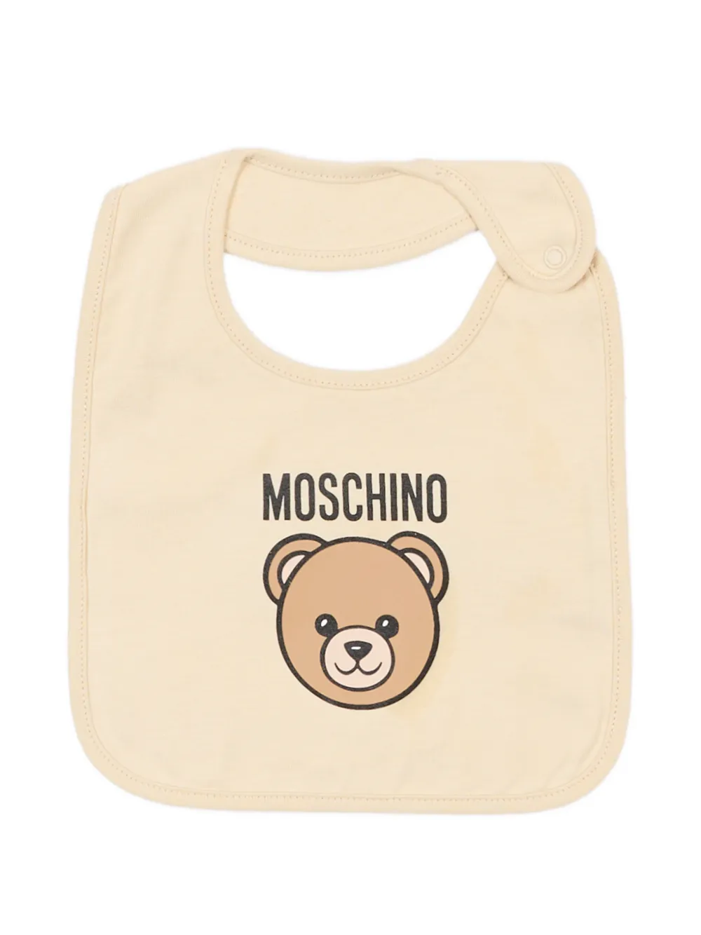 Комплект бэби-слипов с принтом медведя Moschino Kids, бежевый — фото 4