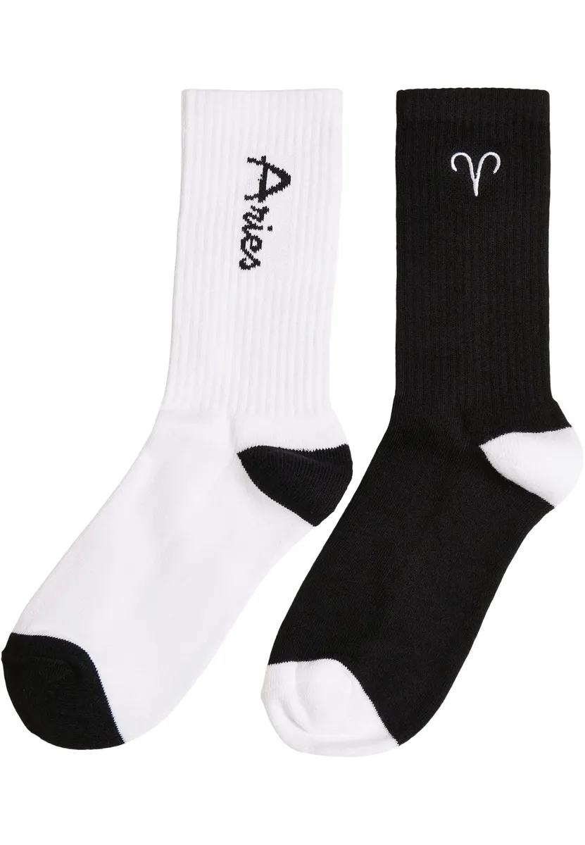 

Базовые носки URBAN CLASSICS " Urban Classics Unisex Zodiac Socks 2-Pack" (1 пара), цвет Black/White Aries