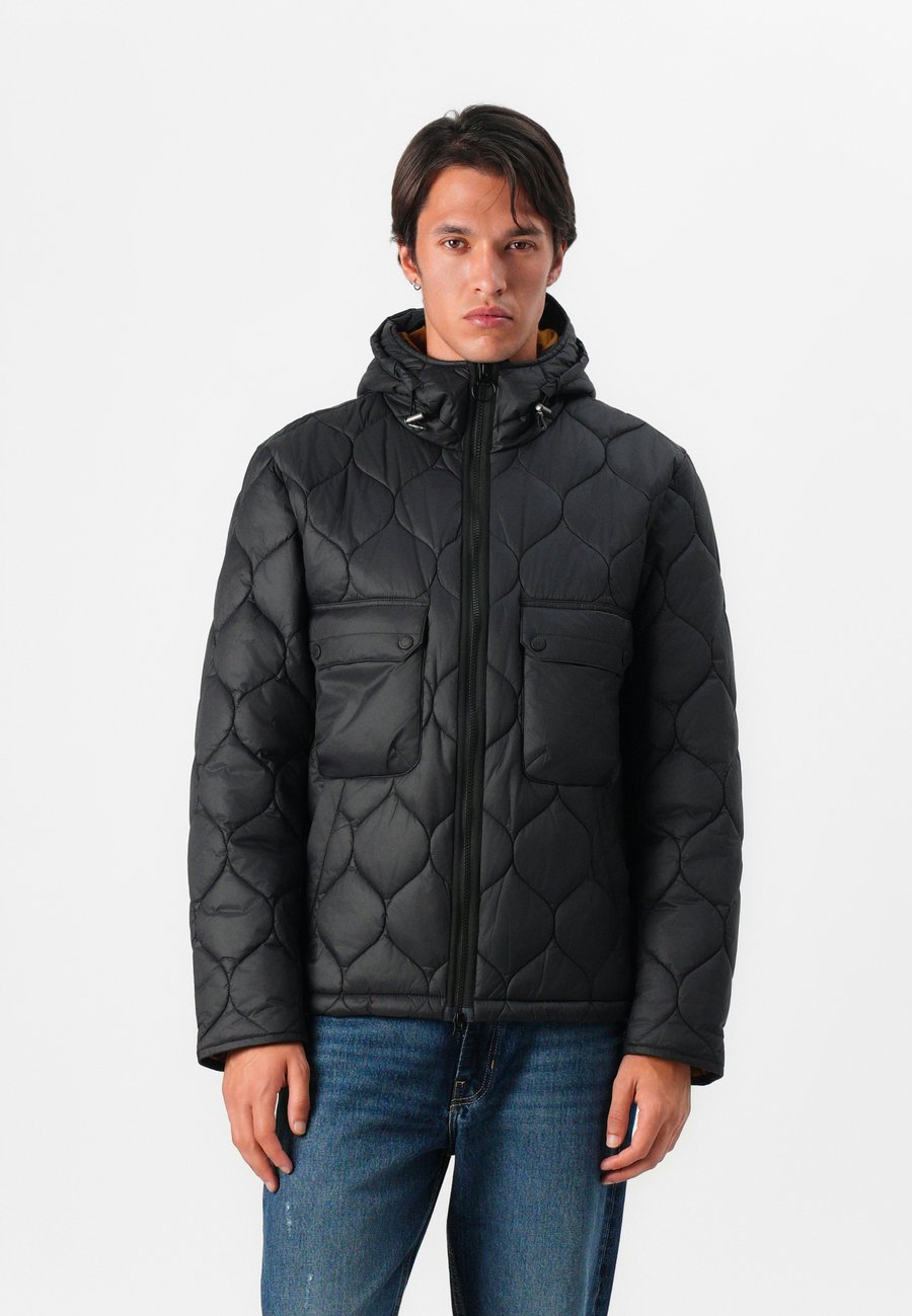 

Куртка Barbour REENGINEERED HOODED SPEY QUILTED JACKET, Black