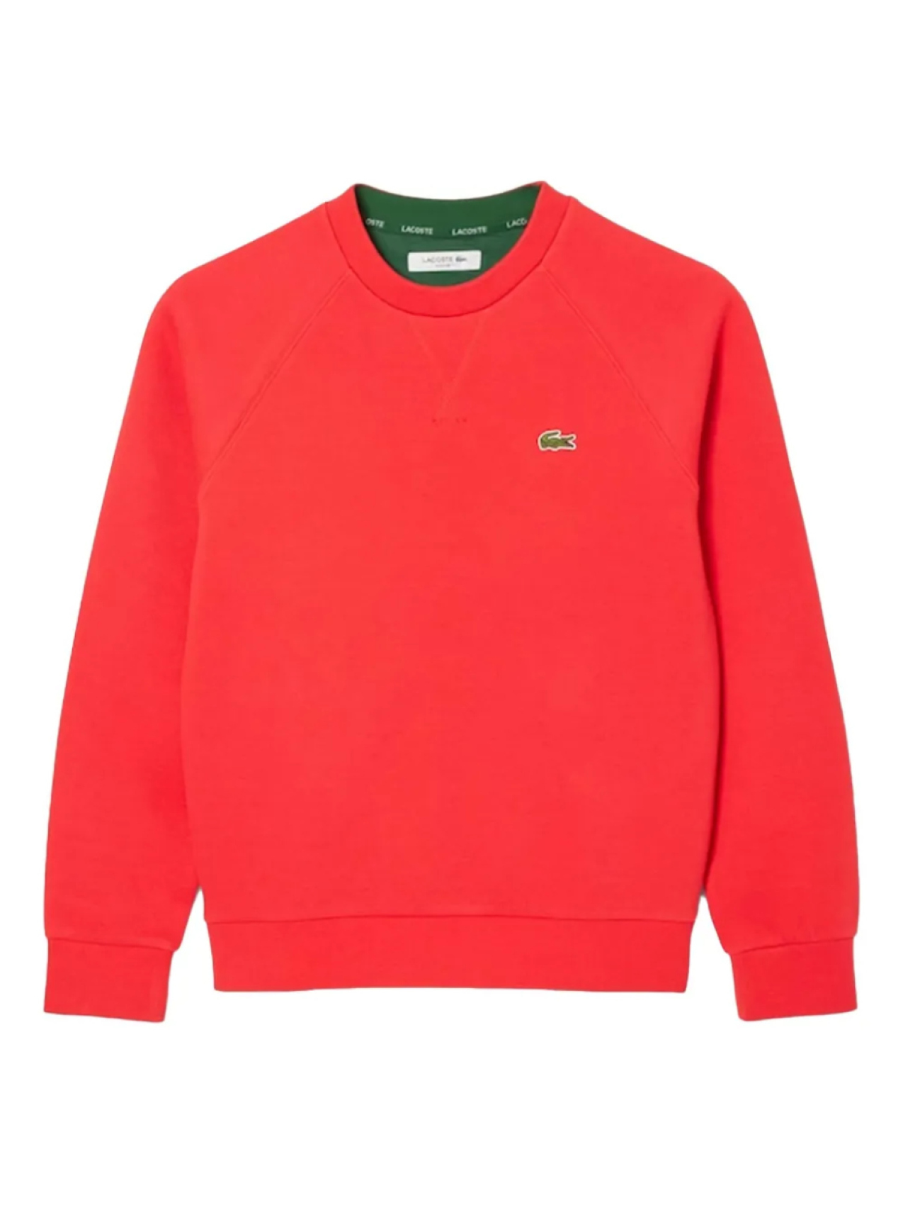 

Толстовка с круглым вырезом из пике Lacoste, красный
