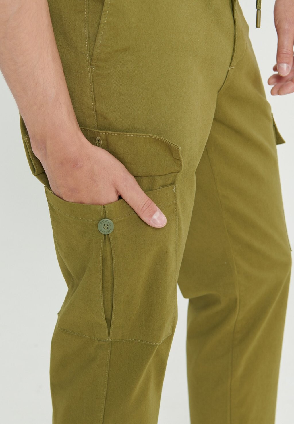 

Брюки карго COMFORT FIT SIDE POCKET AC&CO / ALTINYILDIZ CLASSICS, хаки