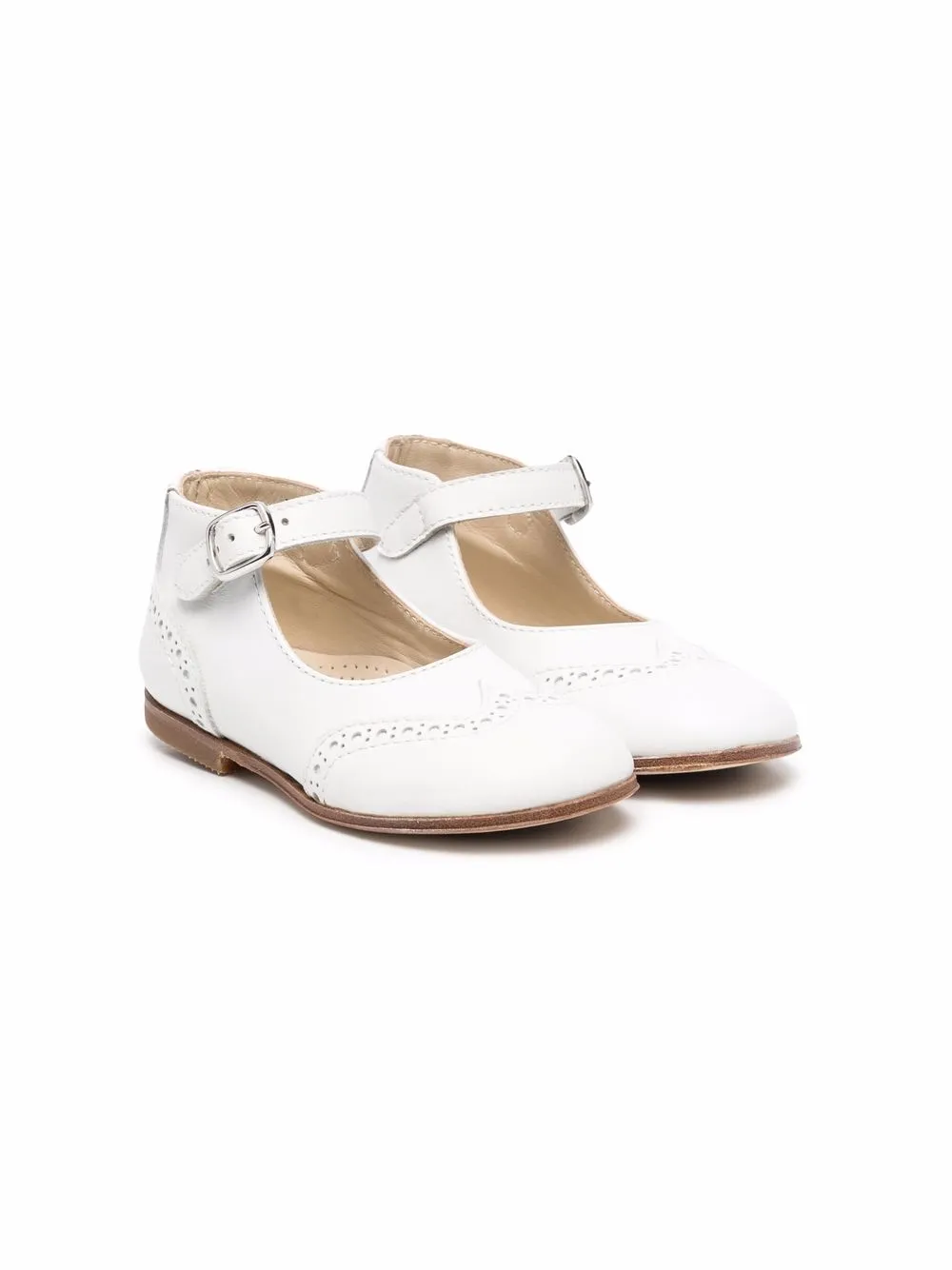 

Балетки с перфорацией Gallucci Kids, белый
